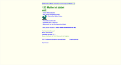 Desktop Screenshot of 123mathe.de