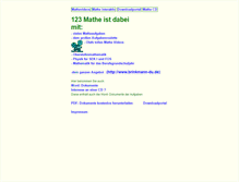 Tablet Screenshot of 123mathe.de